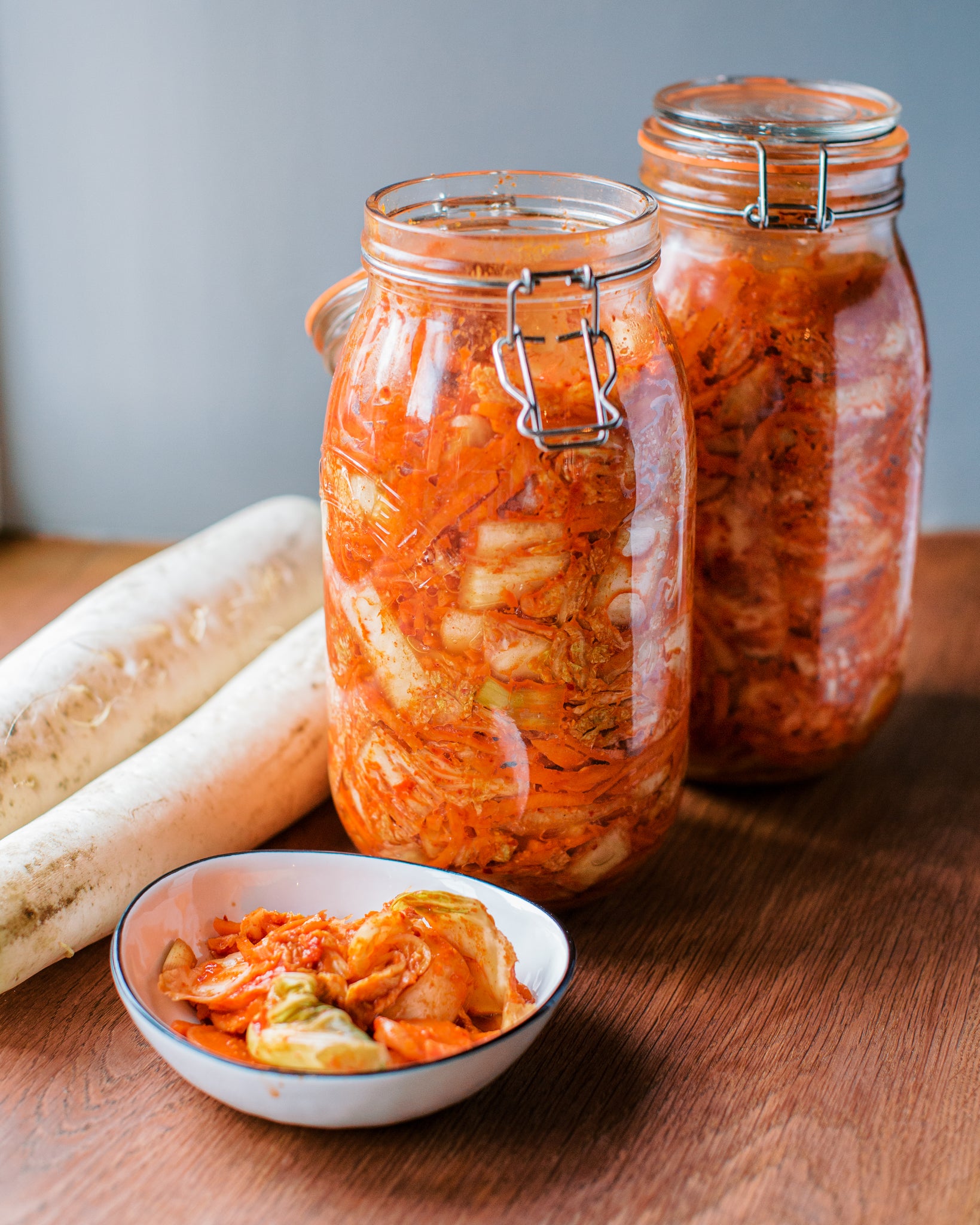 MAKING KIMCHI